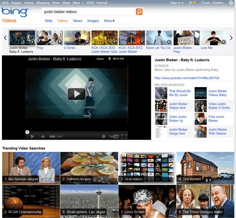 bing video